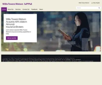 Wtwindiainsurancebrokers.com(Willis Towers Watson India Insurance Brokers Private Ltd) Screenshot