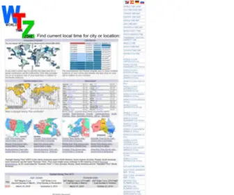 WTZ.com(Time Zones) Screenshot