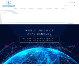 Wuab.org(World Union of Arab Bankers) Screenshot