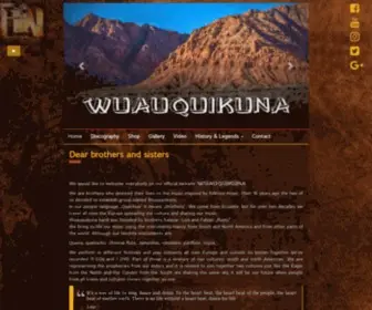 Wuauquikuna-Official.com(Wuauquikuna) Screenshot