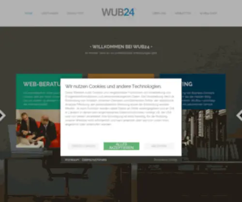 Wub24.de(Usability Test) Screenshot
