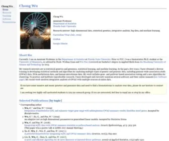 Wuchong.org(Chong Wu Lab) Screenshot