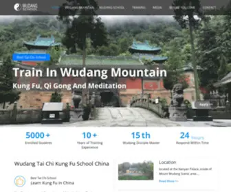 Wudangschool.net(Learn Kung Fu in Wudang Mountain China) Screenshot