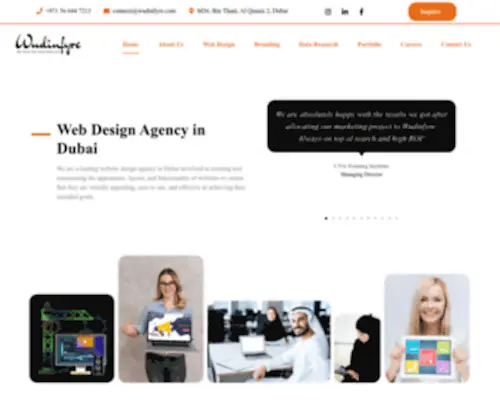 Wudinfyre.com(Best Web Design Agency in Dubai) Screenshot