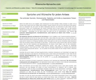 Wuensche-Sprueche.com(Sprüche) Screenshot