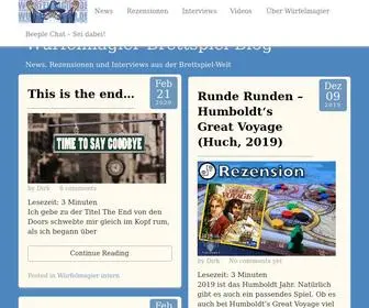 Wuerfelmagier.de(Würfelmagier Brettspiel Blog) Screenshot