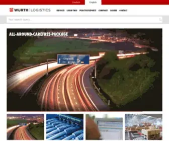 Wuerth-Logistics.com(Würth) Screenshot