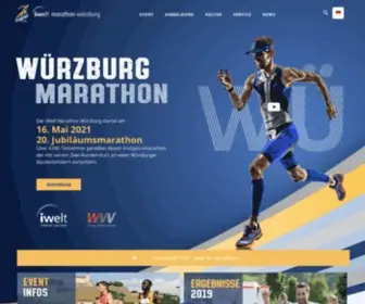 Wuerzburg-Marathon.de(IWelt Marathon Würzburg) Screenshot