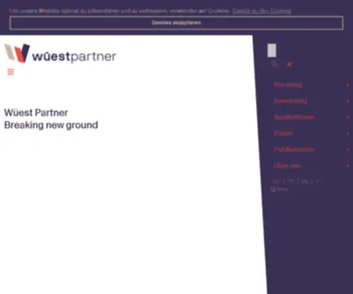 Wuestundpartner.com(Wüest Partner) Screenshot