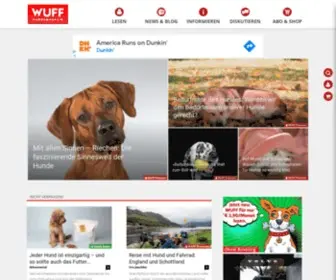 Wuff.eu(Hundemagazin WUFF) Screenshot