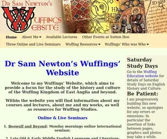 Wuffings.co.uk(Sam Newton's Wuffings Website) Screenshot