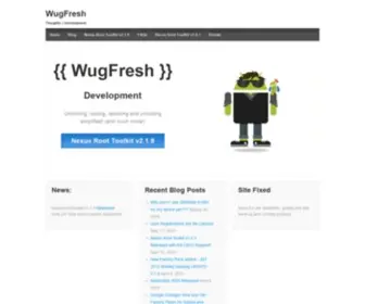 Wugfresh.com(Thoughts) Screenshot