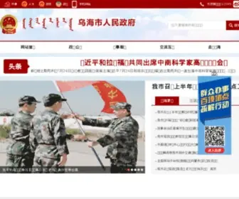 Wuhai.gov.cn(Wuhai) Screenshot
