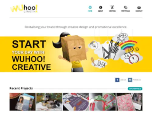 Wuhoocreative.com(Graphic Design) Screenshot