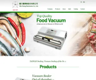 Wuhsing.com(Vacuum Sealers) Screenshot