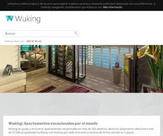 Wuking.com(Apartamentos turísticos para vacaciones) Screenshot