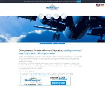 Wulfmeyer.com(Welcome to Rudolf Wulfmeyer Aircraft Interior GmbH & Co. KG) Screenshot