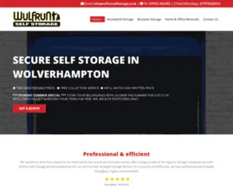 Wulfrunselfstorage.co.uk(Self Storage Wolverhampton) Screenshot