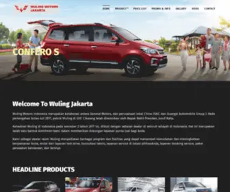 Wulingmotorsjakarta.com(Harga wuling jakarta) Screenshot