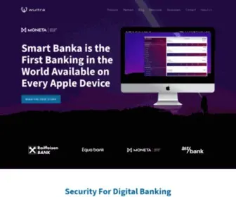 Wultra.com(Wultra helps the leading European banks make secure digital channels faster. Our security) Screenshot
