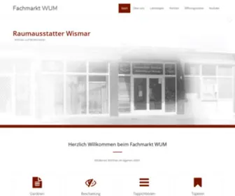 Wum-Wismar.de(Raumausstatter Wismar) Screenshot