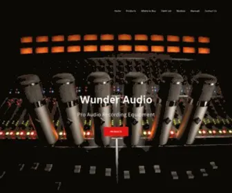 Wunderaudio.com(Pro Audio Recording Equipment) Screenshot