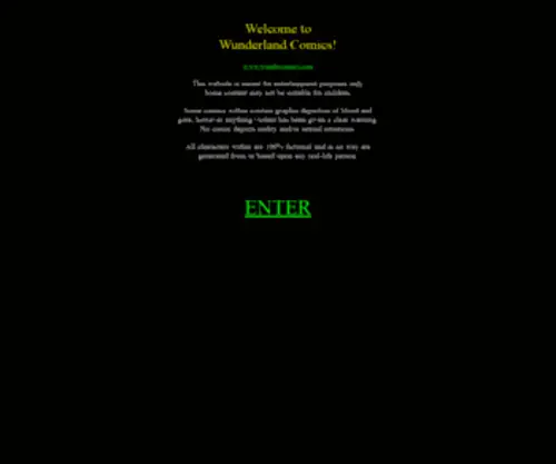 Wundercomics.com(Wunderland) Screenshot