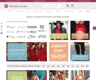 Wundercurves.de(Mode große Größen) Screenshot