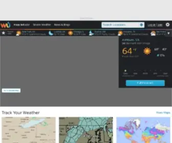 Wunderground.org(Weather Forecast & Reports) Screenshot