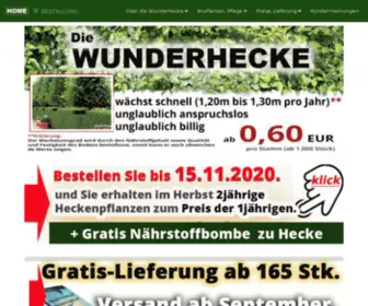 Wunderhecke.at(Lärmschutz) Screenshot