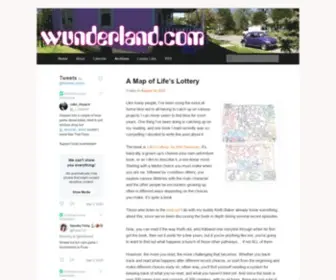 Wunderland.com(Andy Looney's blog) Screenshot
