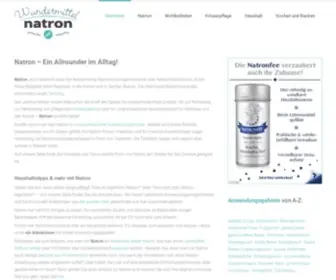 Wundermittel-Natron.info(Alle Infos zu Natron) Screenshot