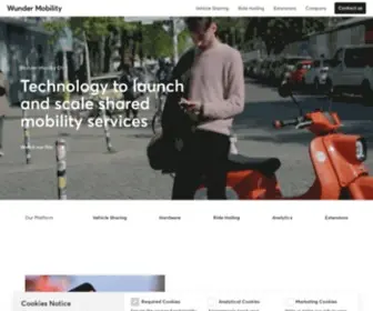 Wundermobility.com(Wunder Mobility) Screenshot