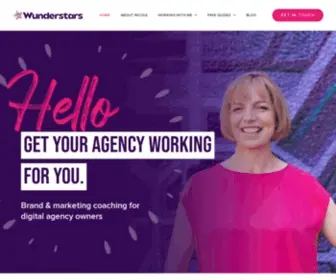 Wunderstars.com(Nicole Osborne Marketing Coach for digital agencies) Screenshot