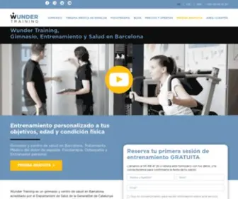 Wundertraining.com(WUNDER TRAINING) Screenshot