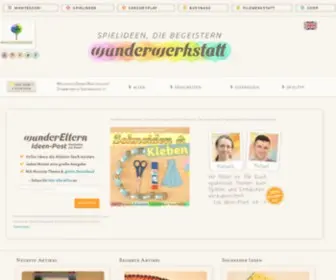 Wunderwerkstatt.eu(Montessori inspiriertes Spielen und Lernen) Screenshot