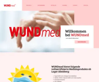 Wundmed.de(Startseite) Screenshot