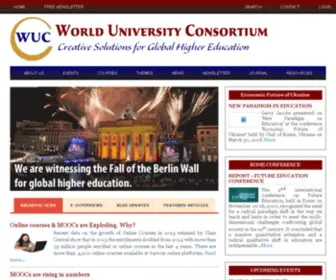 Wunicon.org(World University Consortium) Screenshot