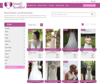 Wunsch-Brautkleid.de(Brautkleider & Brautmoden kaufen auf) Screenshot