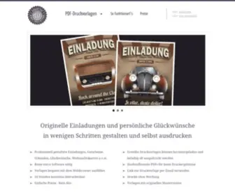 Wunschblatt.de(Kreative Druckvorlagen online gestalten und selbst drucken) Screenshot