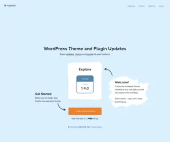 Wupdates.com(WordPress Themes and Plugins Updates) Screenshot