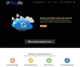 Wupfile.com(Easy way to share your files) Screenshot