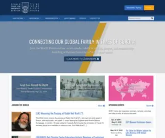 Wupj.org(The World Union for Progressive Judaism) Screenshot