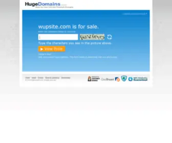 Wupsite.com(Rugby) Screenshot