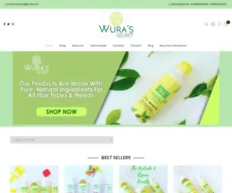 Wurassecrethair.com(Wura's Secret) Screenshot