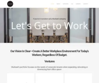Wurkwel.com(Wurkwel Ventures controls a portfolio of businesses) Screenshot