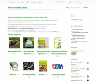 Wurmpower.at(WurmPower Shop) Screenshot