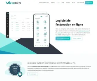 Wuro.fr(Logiciel de gestion d'entreprise en ligne complet) Screenshot