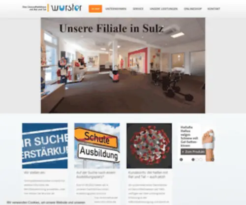 Wurster-Rehazentrum.de(Wurster Rehazentrum) Screenshot