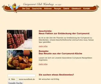 Wurstflash.de(Alles rund um die Currywurst) Screenshot